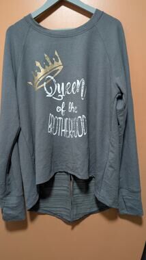 Handmade Boy Mom High Low Sweater
